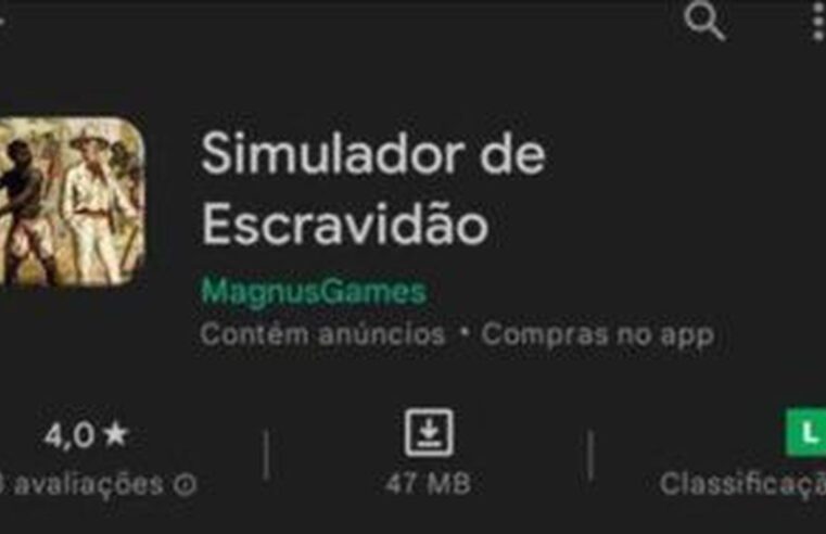 Jogo eletrônico simula escravidão e reforça racismo