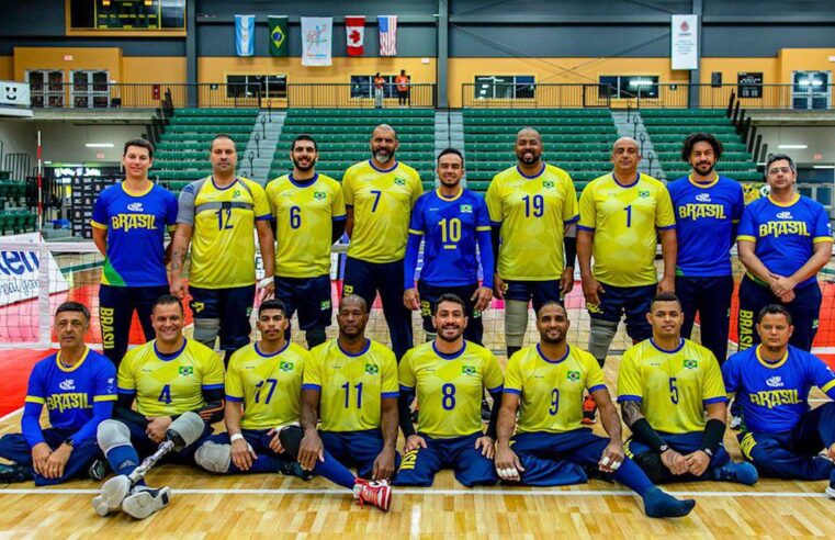 Seleção masculina de vôlei sentado garante presença nos Jogos de Paris
