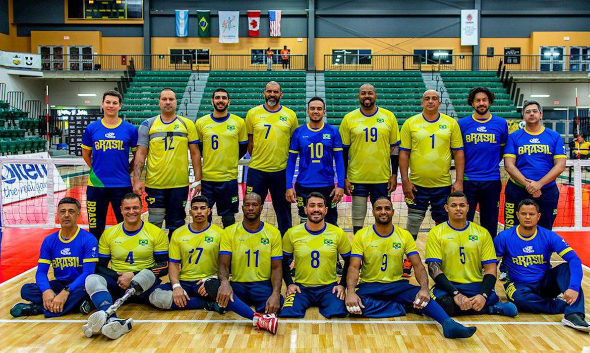 Seleção masculina de vôlei sentado garante presença nos Jogos de Paris
