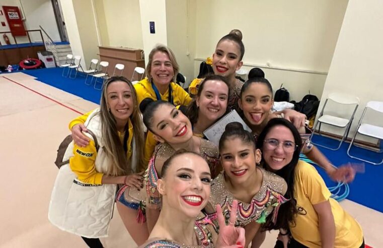 Ginástica rítmica: Brasil leva ouro inédito em etapa da Copa do Mundo