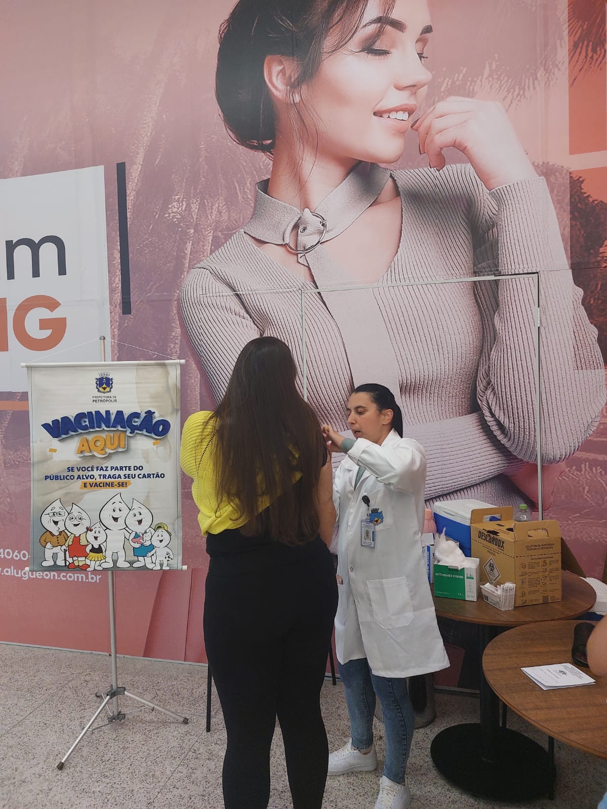 População conta com mais um ponto de vacinação contra a influenza, no Centro