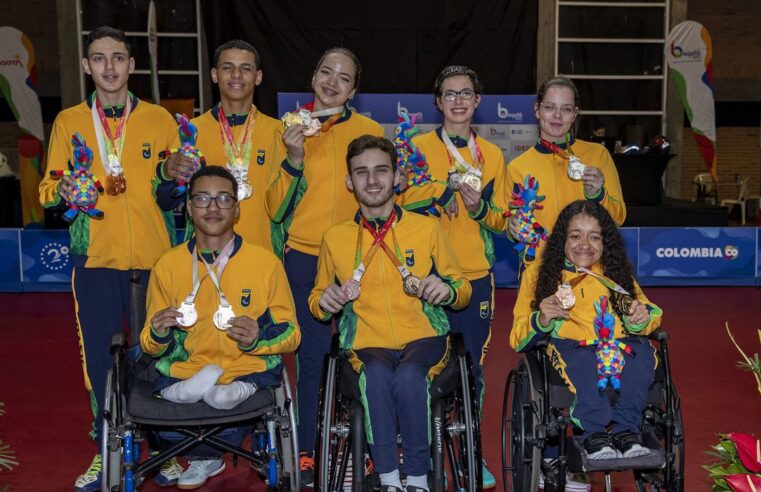 Brasil fica a uma medalha da 500ª na história do Parapan de Jovens