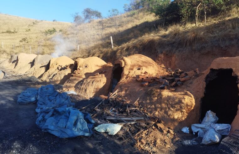 Denúncia ao Linha Verde leva polícia a estourar carvoaria clandestina em Paty do Alferes