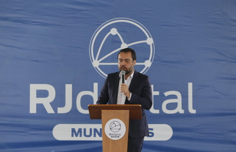 Cláudio Castro anuncia a ampliação do programa RJ Digital para todos os municípios do Estado