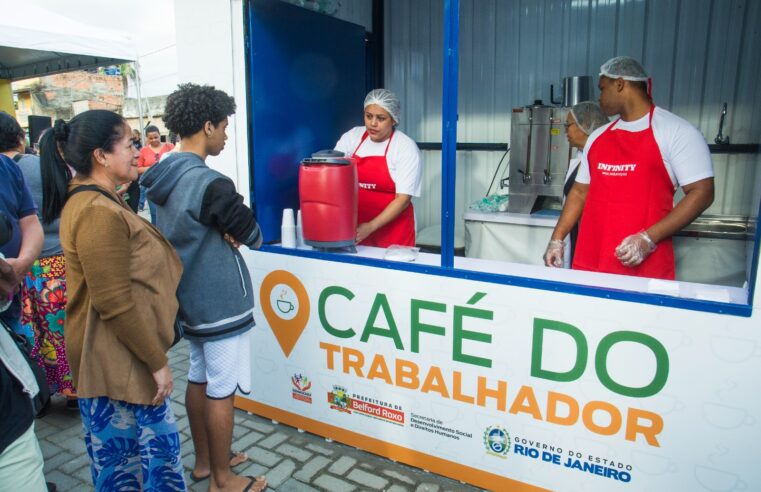 Café do Trabalhador é inaugurado em Belford Roxo