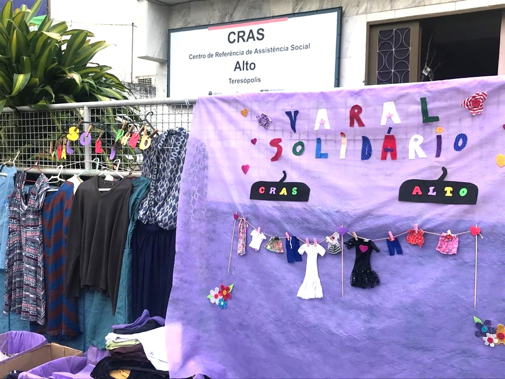 CRAS Alto realiza Varal Solidário como parte da Campanha de Inverno 2023