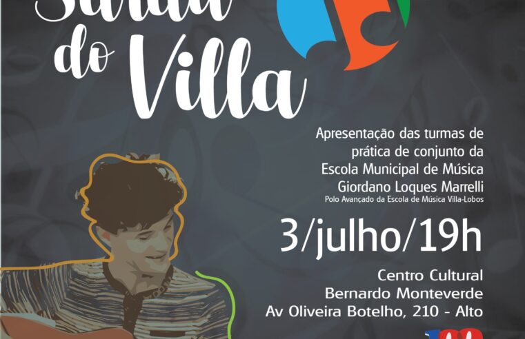 Teresópolis 132 anos: Alunos da Escola Municipal de Música se apresentam no Sarau do Villa