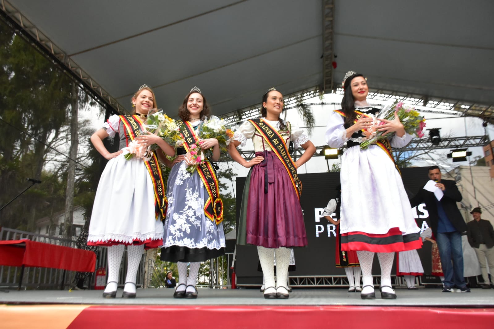 Realeza da Bauernfest 2023 foi eleita na manhã deste domingo