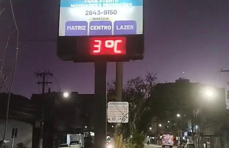 Baixas temperaturas marcam início de julho na Região Serrana do Estado do Rio de Janeiro