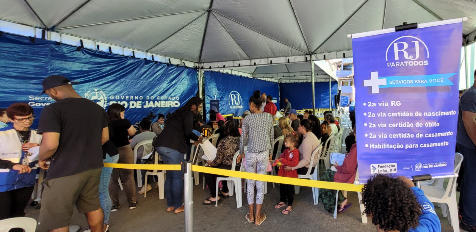 Secretaria de Governo leva RJ Mais Serviços à moradores de Pedro do Rio