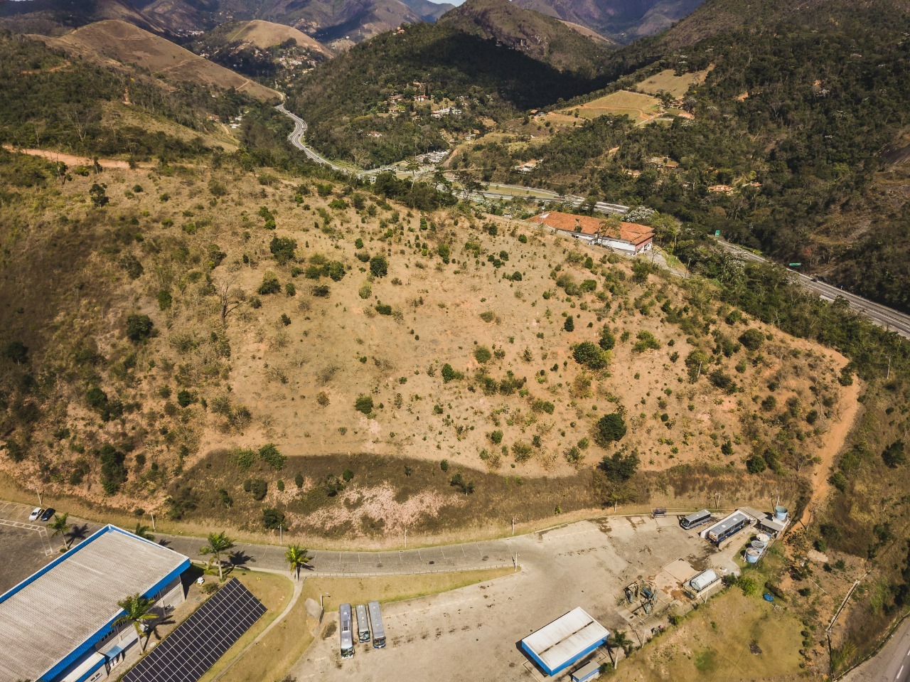 Empresa de ônibus conclui trabalho de reflorestamento em Petrópolis