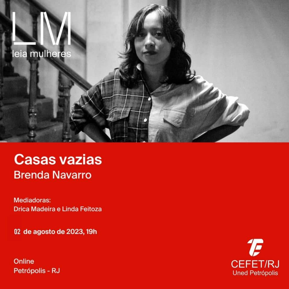 “Casas vazias”, de Brenda Navarro, é o livro de agosto do Leia Mulheres Petrópolis