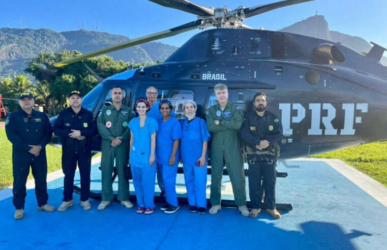 Equipes da PRF e do Instituto Nacional de Cardiologia realizam treinamento com captações de órgãos para transplantes