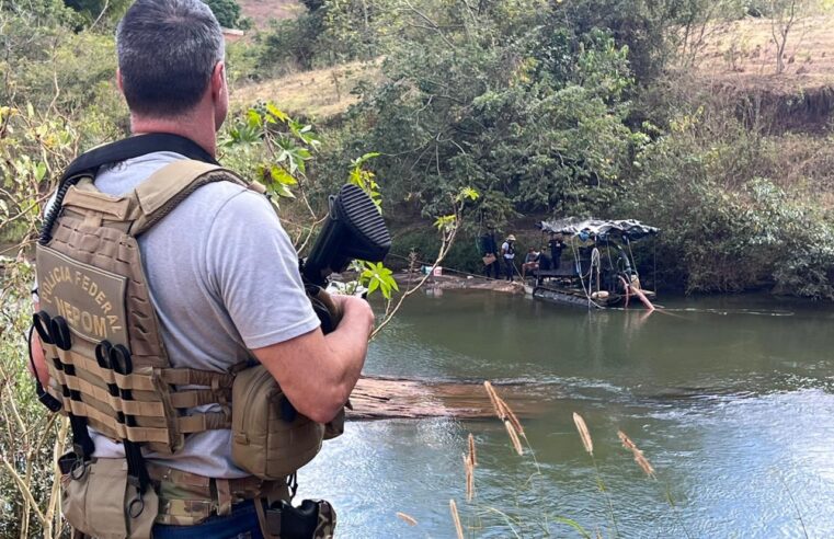 Homem é preso em flagrante por extração ilegal de ouro com uso de mercúrio