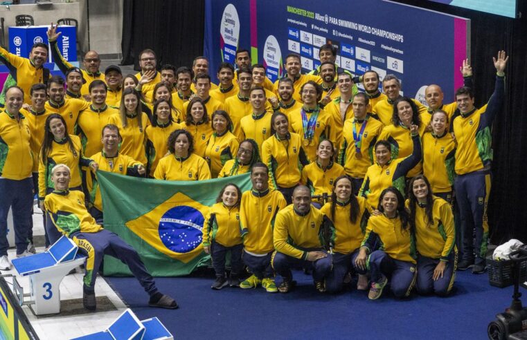 Brasil fecha Mundial de Natação Paralímpica com 46 pódios