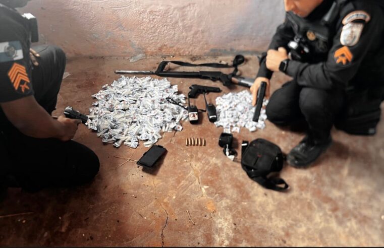 Dois homens são presos na Posse suspeitos de cometerem homicídio: foram apreendidas drogas e armas
