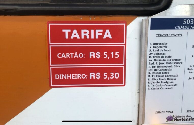 Passagem de ônibus voltou a custar R$ 5,30 em Petrópolis
