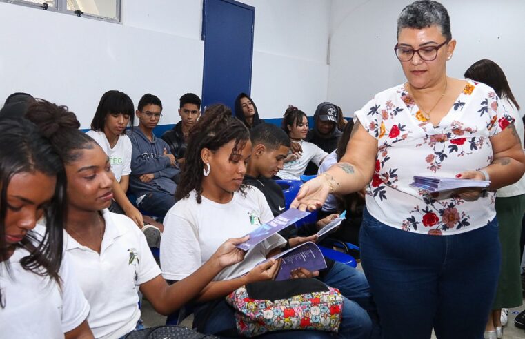 Campanha de combate à violência contra a mulher tem novos aliados: alunos da rede estadual de ensino