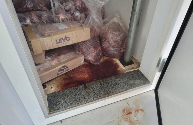 MPRJ apreende arma e 640 quilos de carne imprópria durante buscas em frigorífico em Nova Friburgo