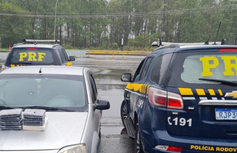 13 quilos de pasta base de cocaína são apreendidos na Rodovia Presidente Dutra