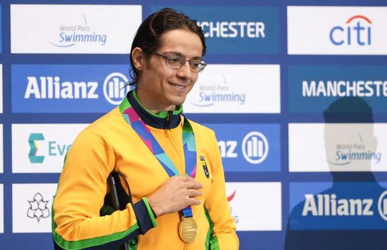 Brasil chega a 100ª medalha de ouro do país em Mundiais Paralímpicos