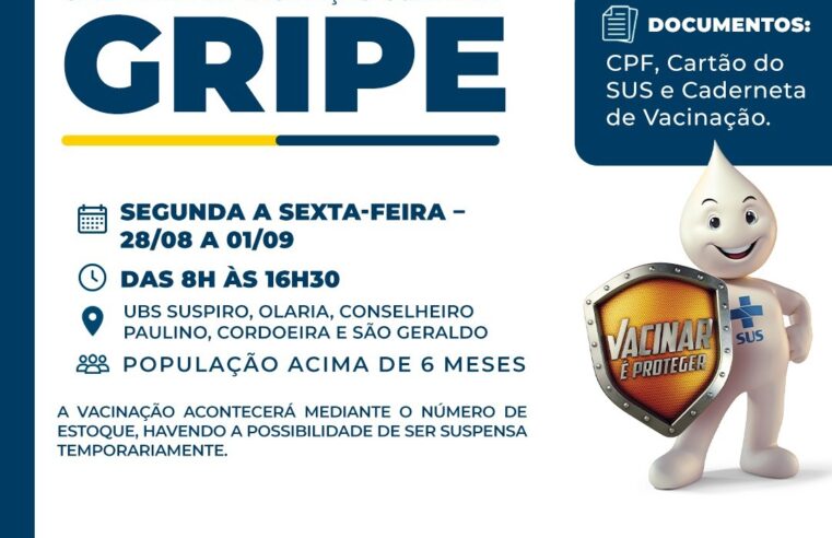 Nova Friburgo segue com campanha contra a Gripe