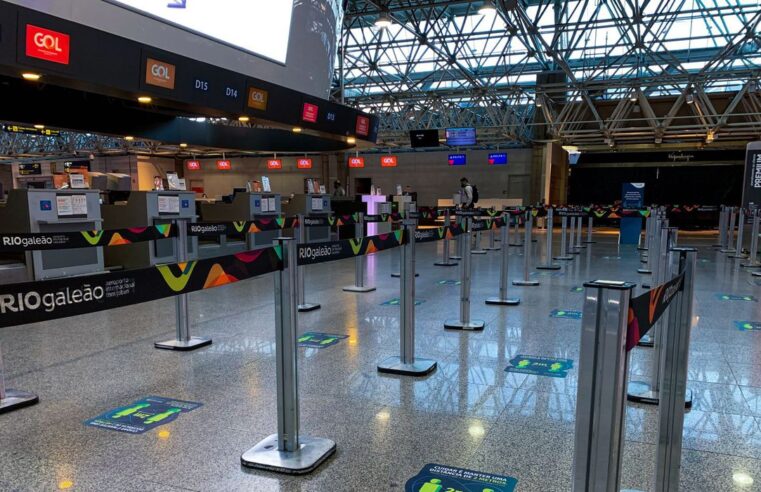 Galeão está atrás de nove aeroportos brasileiros em embarques