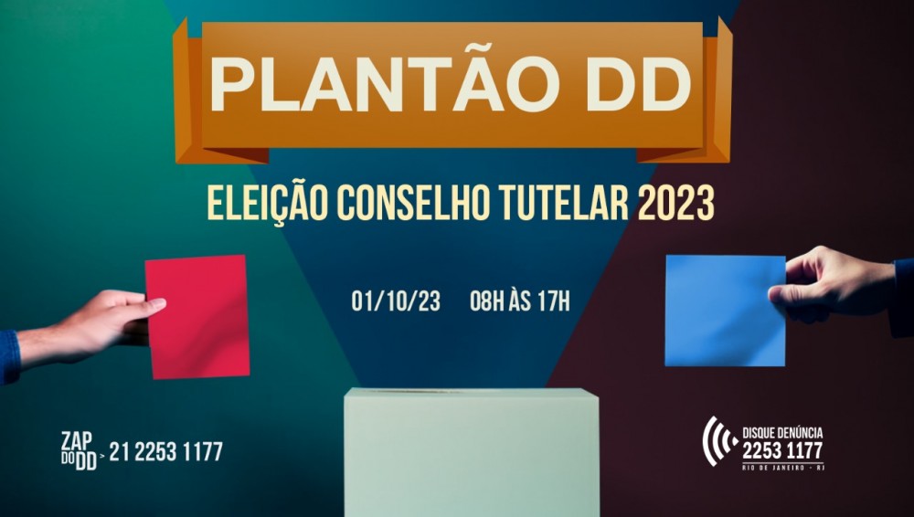 Disque Denúncia terá plantão especial neste dia 1º de Outubro em apoio às Eleições do Conselho Tutelar