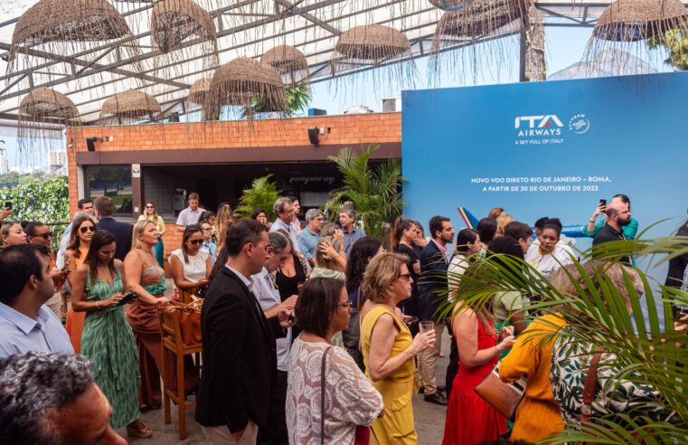 ITA Airways lança oficialmente novo voo entre Roma e o Rio de Janeiro