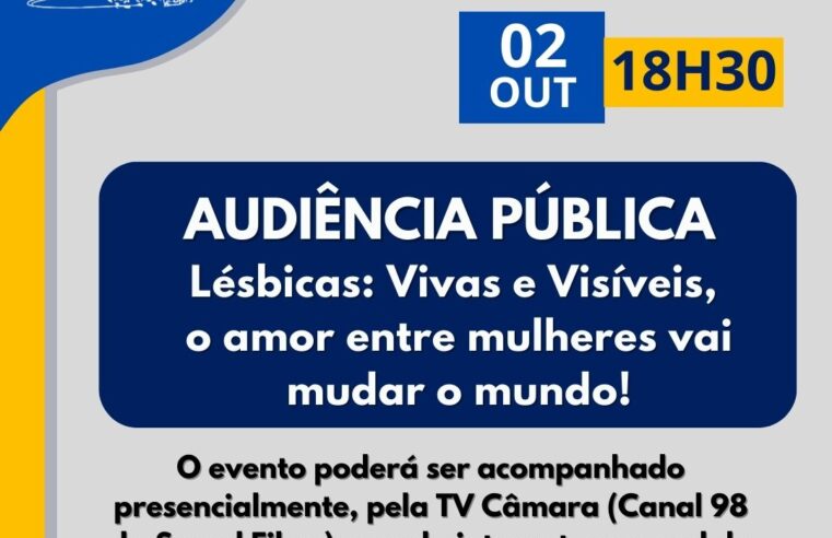 Audiência pública na Câmara vai discutir a visibilidade lésbica em Petrópolis