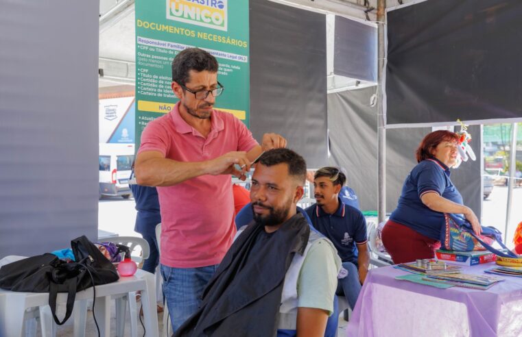 Assistência Social e Direitos Humanos atende quase 300 pessoas no feirão Emprega Terê 