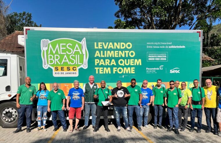 Solidariedade: Mesa Brasil Sesc RJ entrega alimentos arrecadados no Serra Bugs