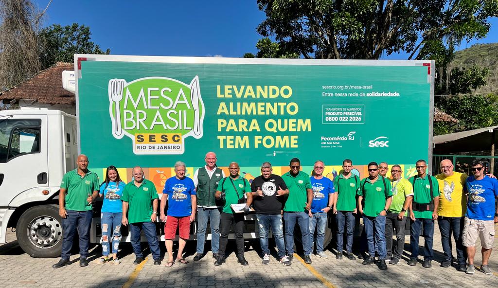 Solidariedade: Mesa Brasil Sesc RJ entrega alimentos arrecadados no Serra Bugs
