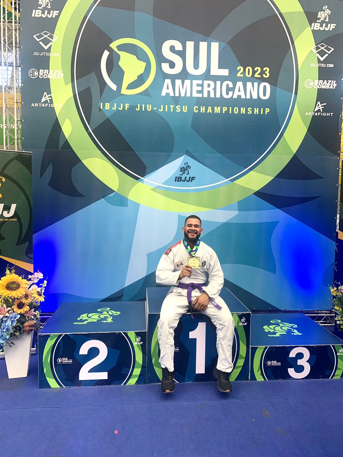 Petropolitano é campeão sul americano de jiu-jítsu