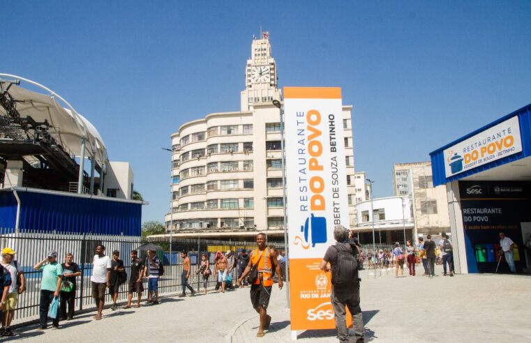 Restaurante do Povo da Central do Brasil completa 1 mês de funcionamento com mais de 36 mil refeições servidas