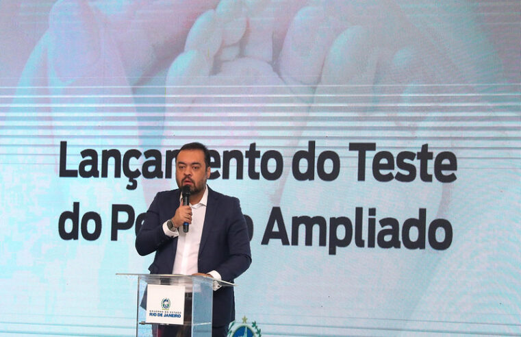 Governador Cláudio Castro anuncia ampliação do Teste do Pezinho