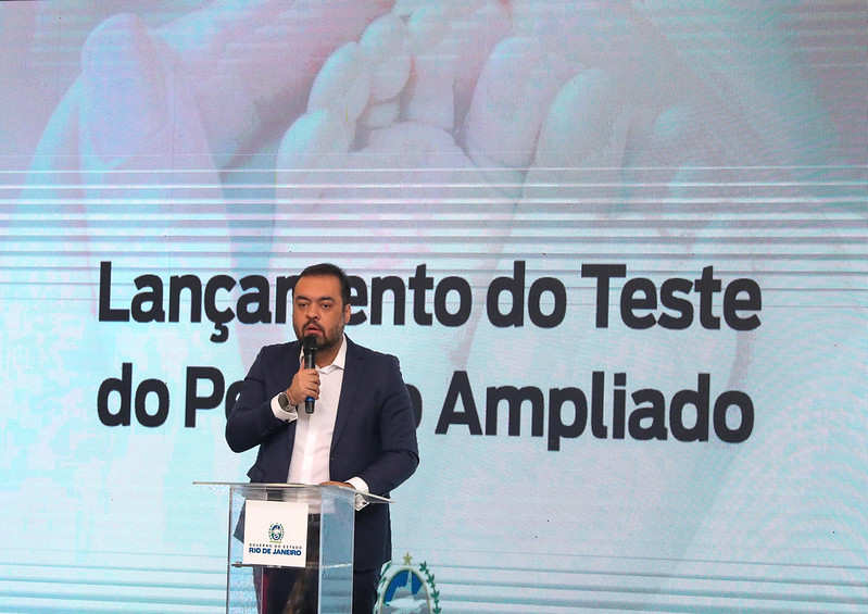 Governador Cláudio Castro anuncia ampliação do Teste do Pezinho