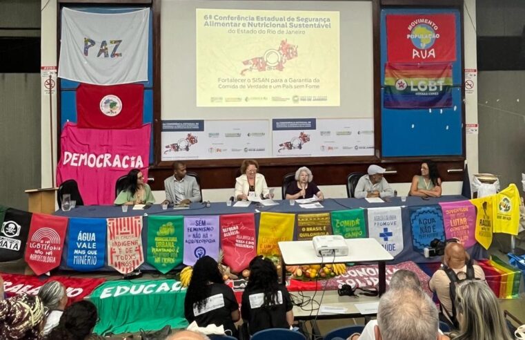 Assistência Social participa da 6ª Conferência Estadual de Segurança Alimentar e Nutricional Sustentável do Estado do Rio de Janeiro