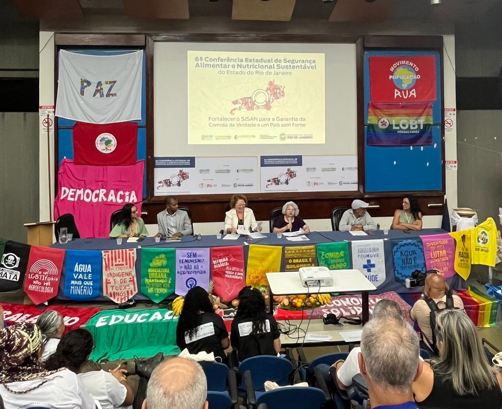 Assistência Social participa da 6ª Conferência Estadual de Segurança Alimentar e Nutricional Sustentável do Estado do Rio de Janeiro