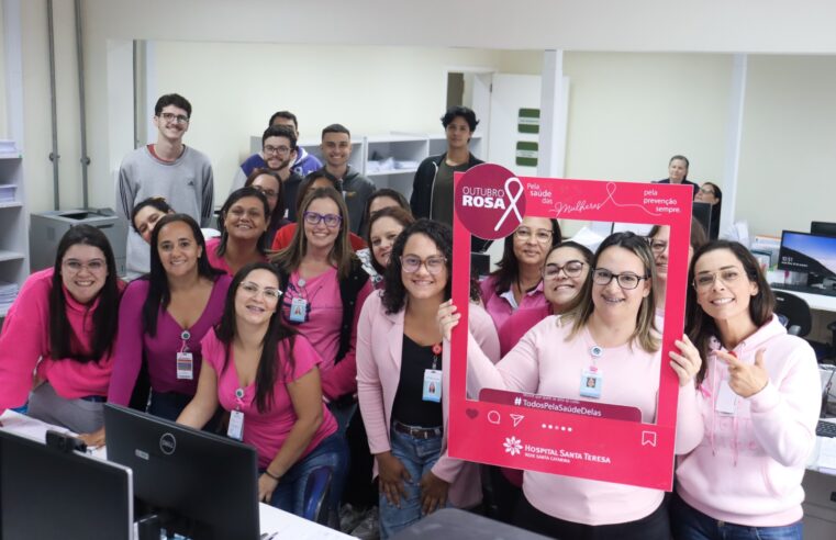 Outubro Rosa: Hospital Santa Teresa promove ações de conscientização