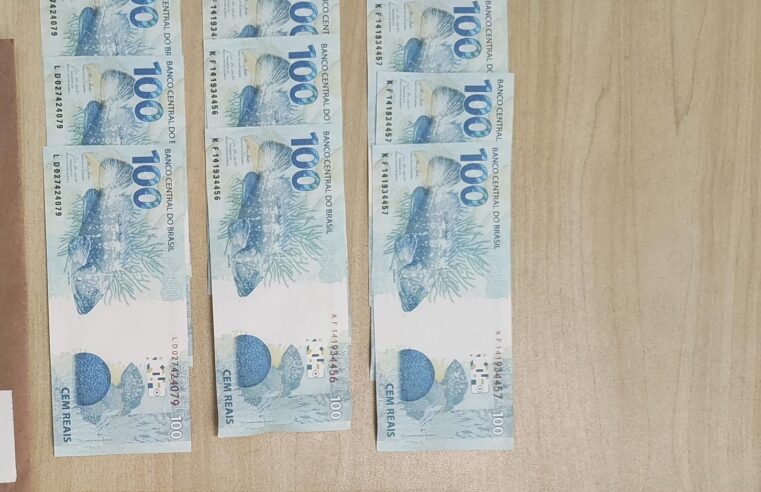 Jovem é preso em flagrante pela Polícia Federal com notas falsas de R$ 100