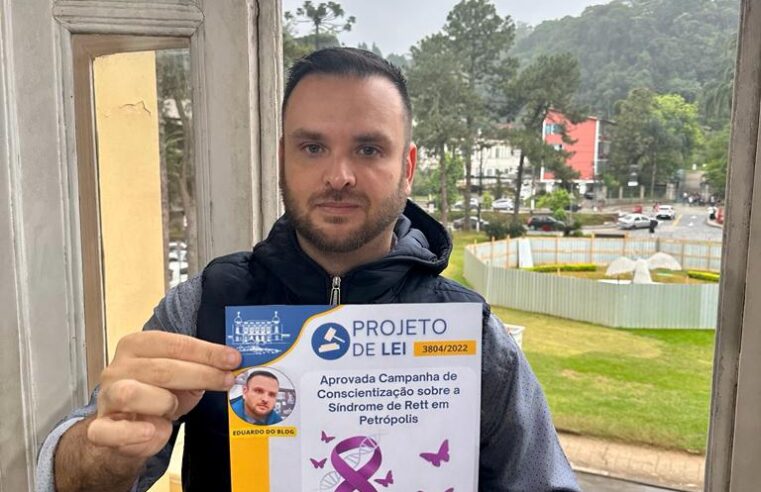 Câmara aprova projeto que prevê campanha de conscientização sobre a Síndrome de Rett em Petrópolis