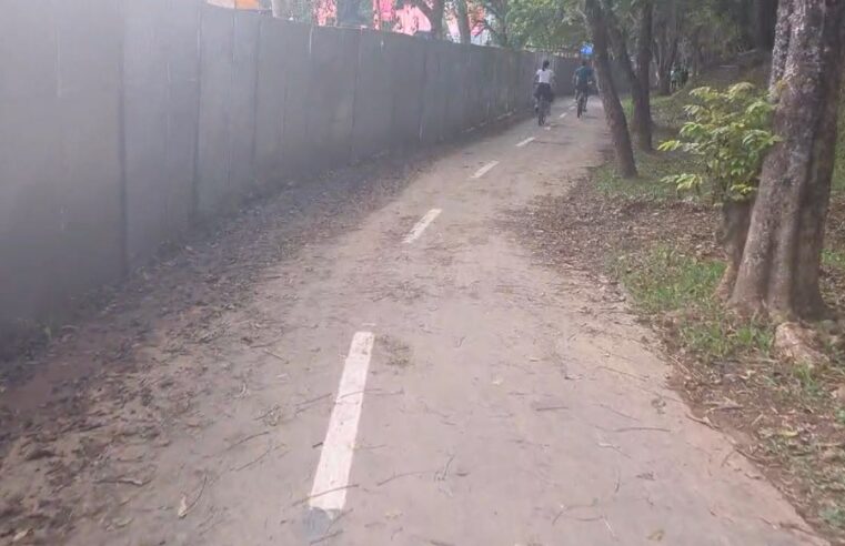Patinadores denunciam condições precárias das ciclovias no Parque de Itaipava