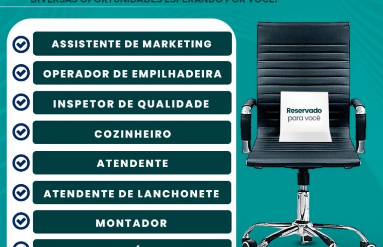 Programa TR+Emprego oferece diversas vagas esta semana