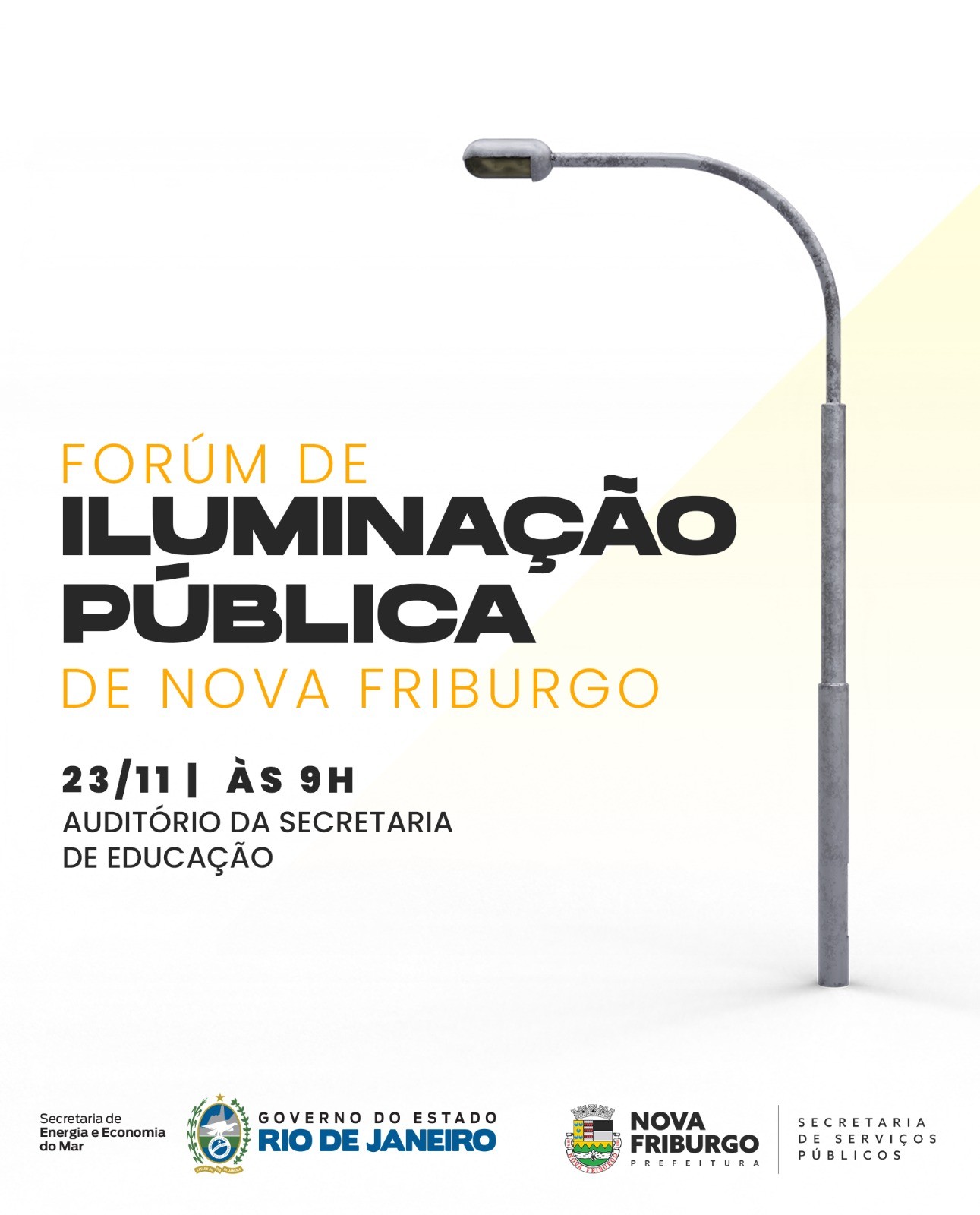 Nova Friburgo terá primeiro fórum de iluminação pública no dia 23 de novembro