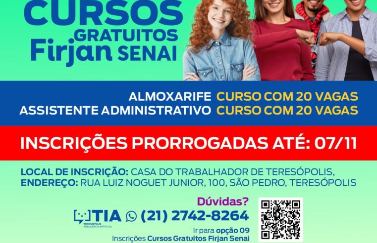 Inscrições para os cursos de assistente administrativo e de almoxarife terminam nesta terça, 07/11, na Casa do Trabalhador de Teresópolis