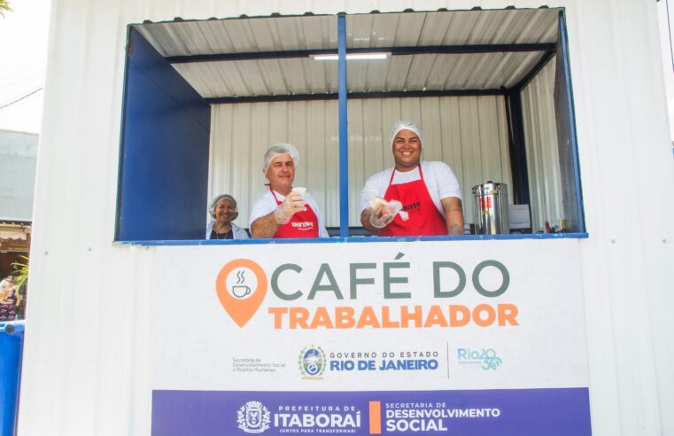 Governo do Estado inaugura o segundo ponto do Café do Trabalhador em Itaboraí