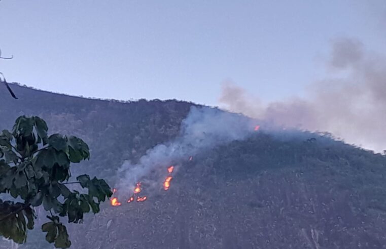 Incêndio de grandes proporções atinge região de mata em Itaipava e demora dois dias para ser combatido