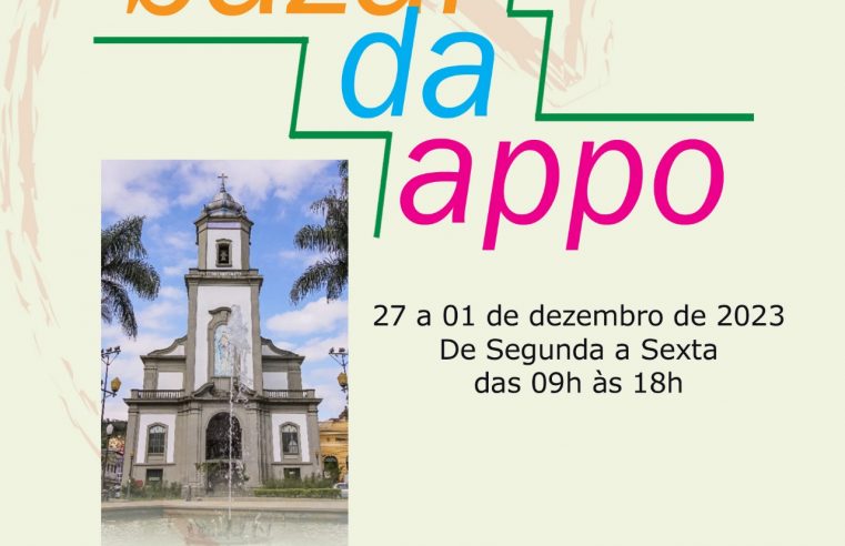 Bazar da APPO, edição de final de ano, será na Igreja Nossa Senhora do Rosário