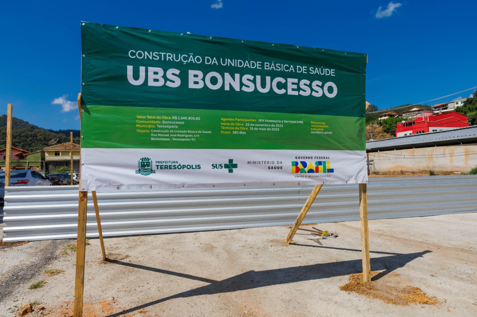 Obras da UBS de Bonsucesso, em Teresópolis, são iniciadas